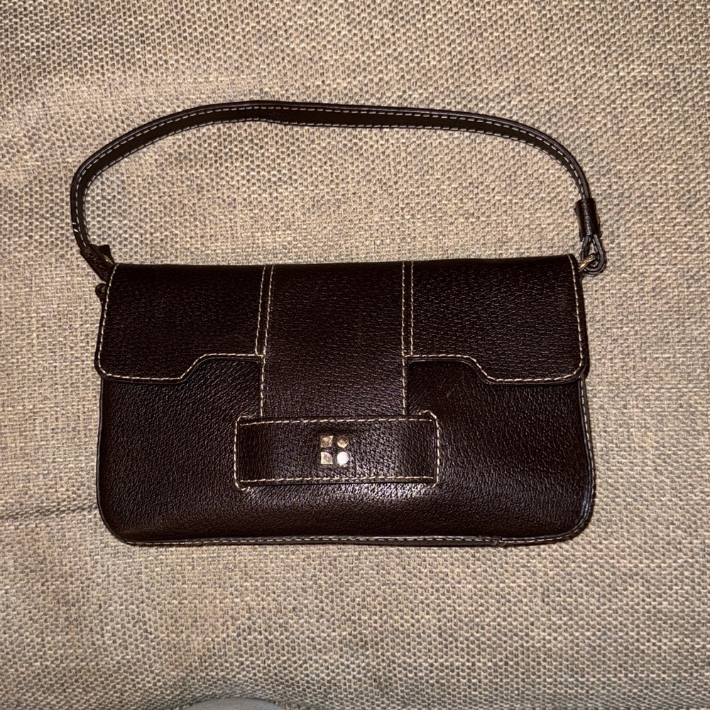 EXCELLENT CONDITION- KATE SPADE Chocolate Leather Shoulder Bag.- CLEAN